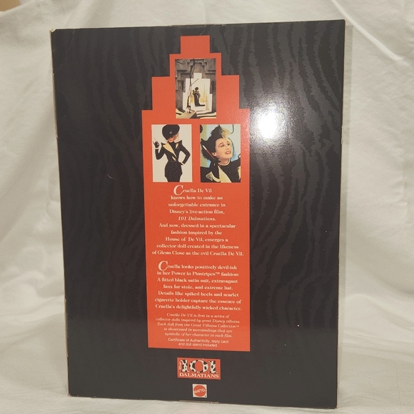 Disney Collector Edition CRUELLA DE VILLL 101 DALMATIANS - Picture 3 of 6